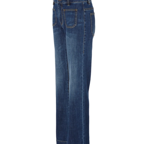 Cabi 4151 Patch Pocket Wide Leg Jeans Womens Cabi Fall ‘21 Sizes 10, 12, 16. - Picture 2 of 10